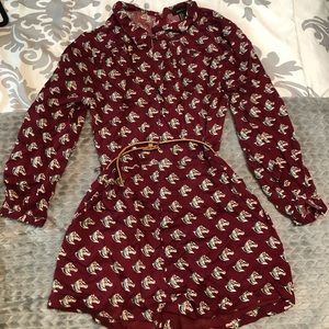 Women’s F21 romper w/ belt